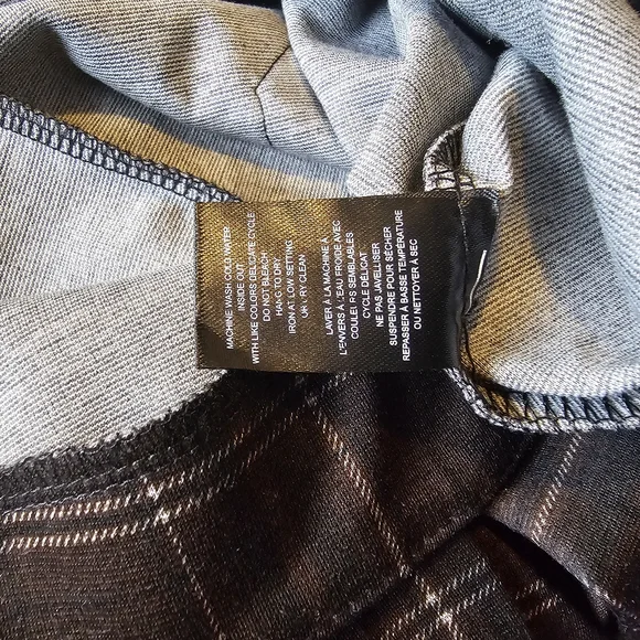 Pull On Wide Leg Crop Women's Plaid Trousers Size 3X MEG & MARGOT - Picture 15 of 16